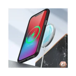 SUPCASE Unicorn Beetle Style MagSafe Battery Case for iPhone 12, Black/Gray (SUP-iPhone2020-6.1-UBStyle-Black)