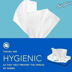 Standard Facial Tissue, 2-Ply, 100 Sheets/Box, 30 Boxes/Pack (21340)<Surpass Clearance