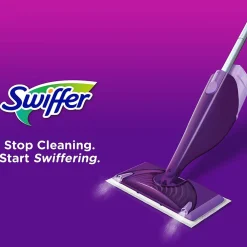 WetJet Mop Starter Kit Plastic Spray Mop Kit, Purple (86079)<Swiffer Sale