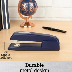 Staplers|Swingline 747 Business Desktop Stapler, 25-Sheet Capacity, Royal Blue (74729)