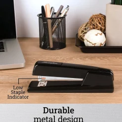 Staplers|Swingline 747 Desktop Stapler, 20-Sheet Capacity, Black (74701)