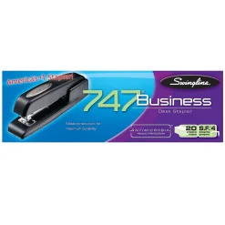 Staplers|Swingline 747 Desktop Stapler, 25 Sheet Capacity, Black (74741)