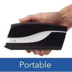 Staplers|Swingline Breeze Stapler, 20 Sheet Capacity, Black/White (42131)