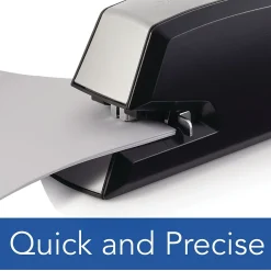 Staplers|Swingline Commercial Reduced-Effort Electric Desktop Stapler, 20-Sheet Capacity, Black/Silver (6701)