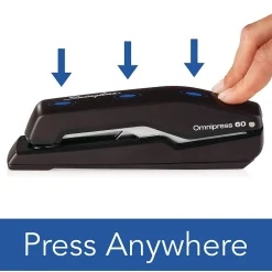 Staplers|Swingline Desktop Stapler, 60 Sheet Capacity, Black/Grey (5000590)
