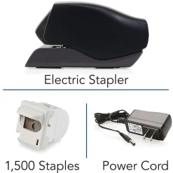 Staplers|Swingline 502e Desktop Cartridge Electric Stapler, 20-Sheet Capacity, Black (50202)
