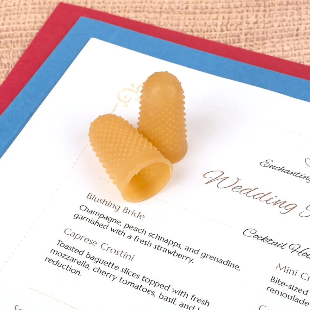 Sale Swingline Medium/Large Finger Pad, Yellow, 12/Box (54032)