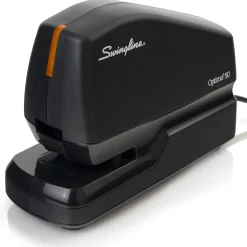 Staplers|Swingline Optima 50 Electric Desktop Stapler, 50-Sheet Capacity, Staples Included, Black (48209)