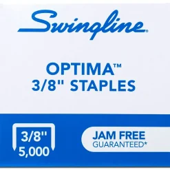 Staplers|Swingline Optima 50 Electric Desktop Stapler, 50-Sheet Capacity, Staples Included, Black (48209)