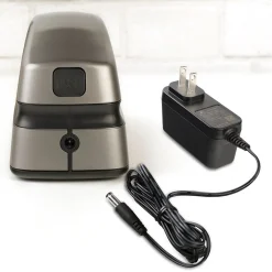 Staplers|Swingline Optima 20 Electric Desktop Stapler, 20-Sheet Capacity, Gray/Silver (48208)