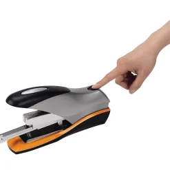 Staplers|Swingline Optima Desk Stapler, 70 Sheet Capacity, Silver (87875)
