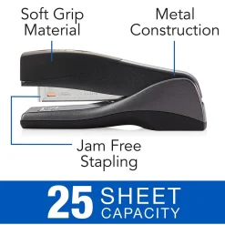 Staplers|Swingline Optima Desktop Stapler, 25-Sheet Capacity, Black (87815)