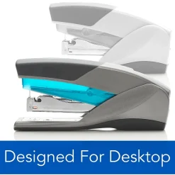 Staplers|Swingline Optima Stapler, 25 Sheet Capacity, Blue/Gray (66404)