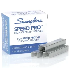 Staples|Swingline ® Speed Pro™ High Capacity Staples, 3/8" Length, 210/Per Strip, 5,000/Per Box (35465)