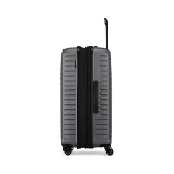 DCA 2-Piece Hardside Spinner Luggage Set, Gray Geometric (HLG1002SM-GREY)<Swiss Mobility New