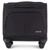 Polyester Business Case On Wheels, Black (BZCW1003SMBK)<Swiss Mobility Best