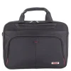 Purpose Polyester Executive Briefcase, Black (EXB1005SMBK)<Swiss Mobility Best