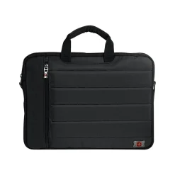 Laptop Bags|SWISSGEAR Anthem 17" Polyester Laptop Bag, Gray/Black (2790204582)