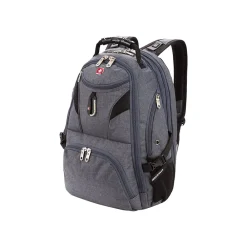 SWISSGEAR ScanSmart Laptop Backpack, Gray Heather Fabric (5977404420)