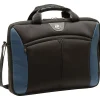 Laptop Bags|SWISSGEAR Sherpa Slim 17.3" Polyester Laptop Bag, Black/Blue (GA-7501-06F00)
