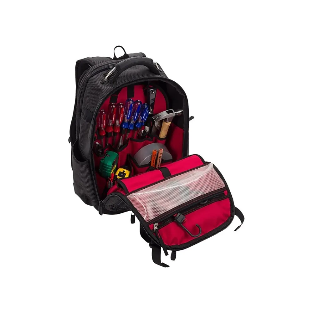 SWISSGEAR USB Work Pack Pro Tool Laptop Backpack, Black with White Dots Plastic (3636200472)