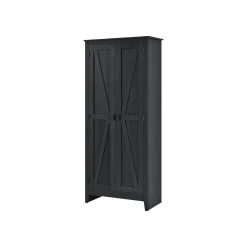 Storage Cabinets*System Build Farmington 72" Storage Cabinet with 4 Shelves, Black Oak (7532396COM)
