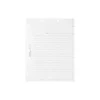 Dividers|Tabbies Medical Chart Index Blank Tab Dividers, 7-Hole Punched, White, 400/Box (TAB54520)