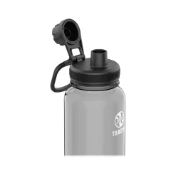 Takeya Tritan Plastic Water Bottle, 40 oz., Stormy Black (50412)