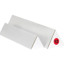 Labels|Tape Logic 2" Circle "12" Number Label, Fluorescent Red, 500/Roll