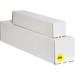 Labels|Tape Logic 1" Circle "JUL" Month of the Year Labels, Fluorescent Yellow, 500/Roll