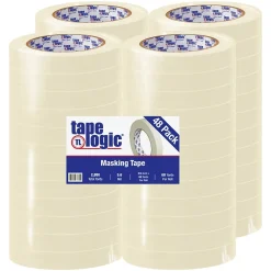 Hot Tape Logic ® 2400 Masking Tape, 5.6 Mil, 3/4" x 60 yds., Natural, 48/Case (T9342400)