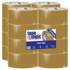 Online Tape Logic ™ 10 mil Duct Tape, 3" x 60 yds, Beige, 16/Pack