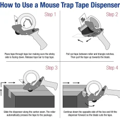 Clearance Tape Logic ™ 2" Mouse Trap Carton Sealing Tape Dispenser (TDEC2)