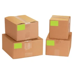 Labels|Tape Logic 6" x 3" Rectangle Inventory Label, Fluorescent Green, 250/Roll