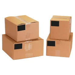 Labels|Tape Logic 6" x 3" Rectangle Inventory Label, Black, 250/Roll