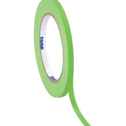 Tape Logic ™ 1/4" x 60 Yards Masking Tape, Light Green, 12 Rolls (T93100312PKA)