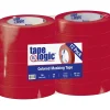 Discount Tape Logic ™ 1" x 60 Yards Masking Tape, Red, 12 Rolls (T93500312PKR)