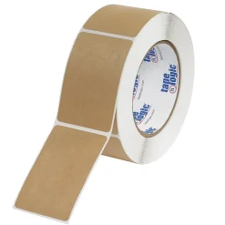 Sale Tape Logic Block Out Labels, 3" x 5", Kraft, 500/Roll (DL1383K)