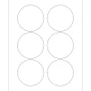 Labels|Tape Logic ® Circle Laser Labels, 3", White, 600/Case (LL150)