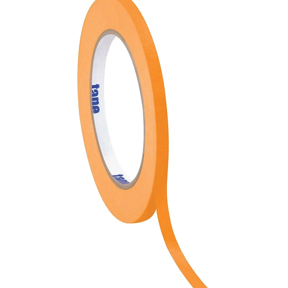 Sale Tape Logic ® Colored Masking Tape, 4.9 Mil, 1/2" x 60 yds., Orange, 12/Case (T93300312PKD)