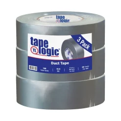 Online Tape Logic ® Duct Tape, 10 Mil, 2" x 60 yds., Silver, 3/Case (T987100S3PK)