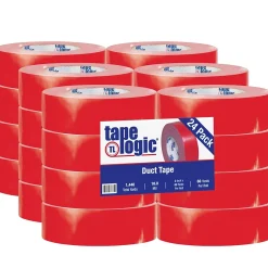 Clearance Tape Logic ® Duct Tape, 10 Mil, 2" x 60 yds., Red, 24/Case (T987100R)