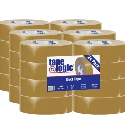 Hot Tape Logic ® Duct Tape, 10 Mil, 2" x 60 yds., Beige, 24/Case (T987100BE)
