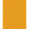 Labels|Tape Logic ® Fluorescent Circle Laser Labels, 3/4", Fluorescent Orange, 10800/Case (LL190OR)