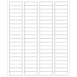 Best Tape Logic ® Laser Labels, Rectangle, 1 3/4" x 1/2", White, 8000/Case (LL109)