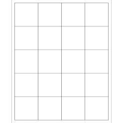 Sale Tape Logic ® Laser Labels, Rectangle, 2" x 2", White, 2000/Case (LL111)