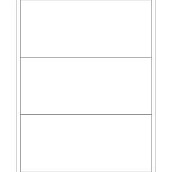 Outlet Tape Logic ® Laser Labels, Rectangle, 8" x 3 1/2", White, 300/Case (LL134)