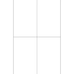 Best Tape Logic ® Laser Labels, Rectangle, 4 1/4" x 7", White, 400/Case (LL132)