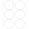 Labels|Tape Logic Laser Round Labels, 3 1/3", White, 600/Carton (DL610D)