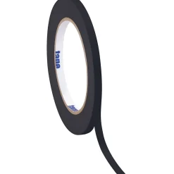 Sale Tape Logic Masking Tape, 0.25" x 60 yds., Black, 12/Carton (T93100312PKB)